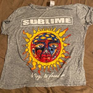 Sublime crop tee
